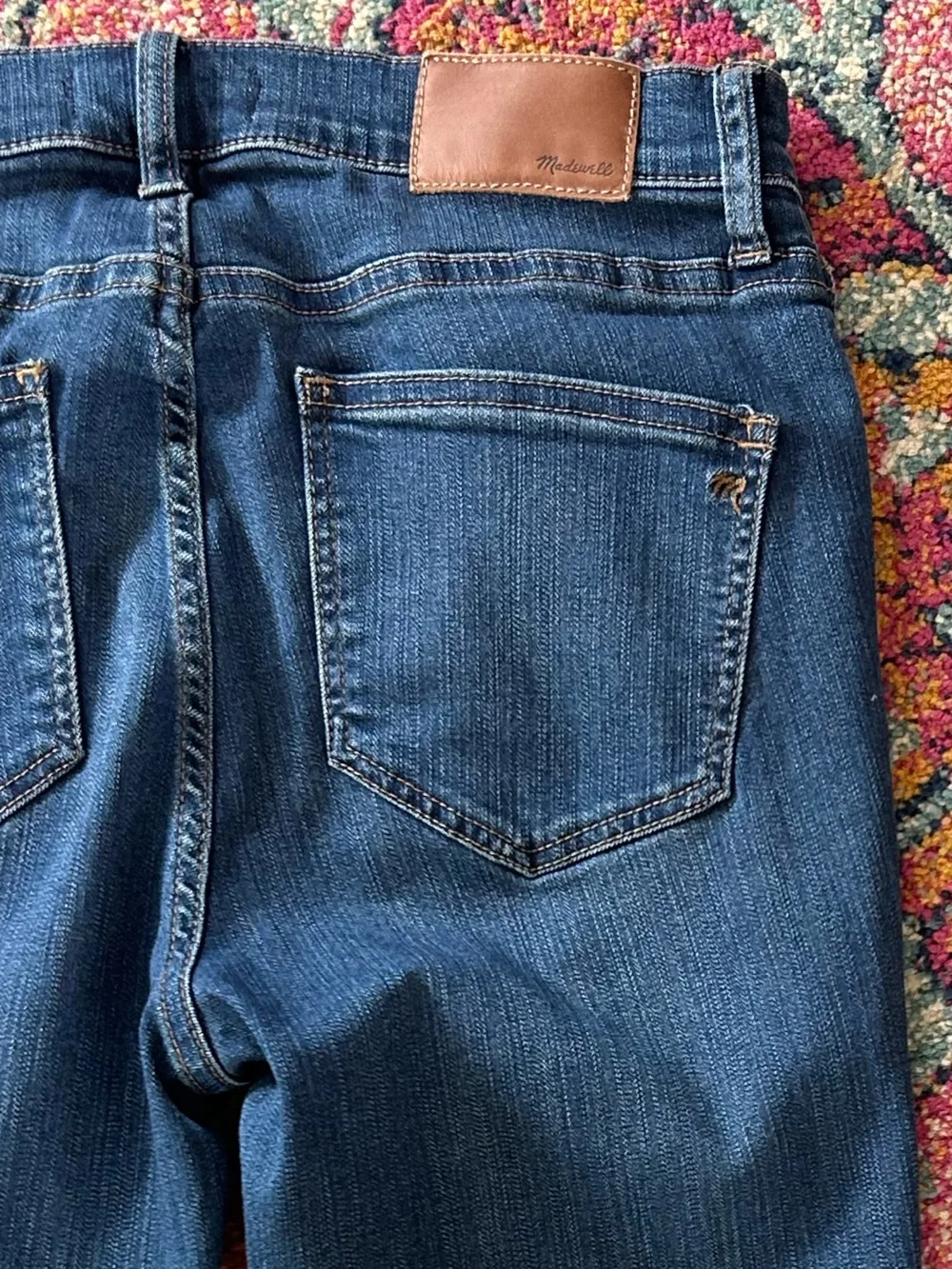 Madewell | Women's High-Rise Dark Blue Denim Roadtripper Skinny Jeans Size 27